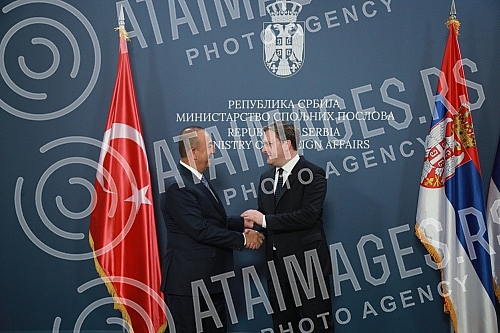 Serbian Foreign Minister Nikola Selakovic met with Turkish Foreign Minister Mevlut Cavusoglu.Ministar spoljnih poslova Srbije Nikola Selakovic sastao se sa ministrom spoljnih poslova Turske Mevlutom Cavusogluom. 