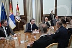 The President of the Republic of Serbia, Aleksandar Vucic, met with the Minister of Foreign Affairs of the Republic of Turkey, Mevlut Cavusoglu.Predsednik Republike Srbije Aleksandar Vucic sastao se sa ministrom spoljnih poslova Republike Turske Mev