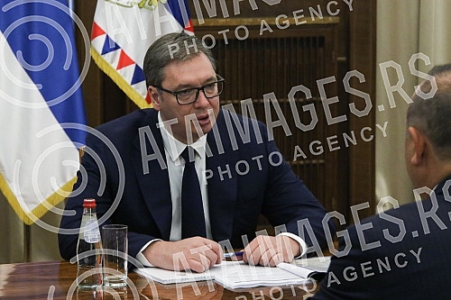 The President of the Republic of Serbia, Aleksandar Vucic, met with the Minister of Foreign Affairs of the Republic of Turkey, Mevlut Cavusoglu.Predsednik Republike Srbije Aleksandar Vucic sastao se sa ministrom spoljnih poslova Republike Turske Mev
