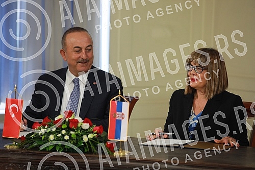 Serbian Foreign Minister Nikola Selakovic met with Turkish Foreign Minister Mevlut Cavusoglu.Ministar spoljnih poslova Srbije Nikola Selakovic sastao se sa ministrom spoljnih poslova Turske Mevlutom Cavusogluom. 