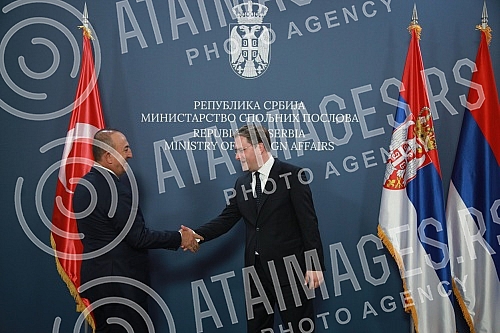 Serbian Foreign Minister Nikola Selakovic met with Turkish Foreign Minister Mevlut Cavusoglu.Ministar spoljnih poslova Srbije Nikola Selakovic sastao se sa ministrom spoljnih poslova Turske Mevlutom Cavusogluom. 