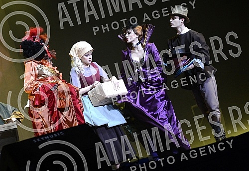 The show - a musical Cinderella held in Sava Center. Predstava - mjuzikl Pepeljuga odrzana u Sava centru