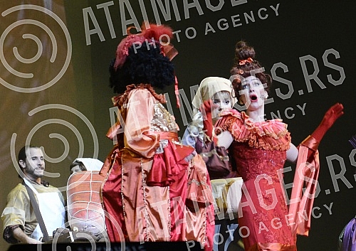 The show - a musical Cinderella held in Sava Center. Predstava - mjuzikl Pepeljuga odrzana u Sava centru