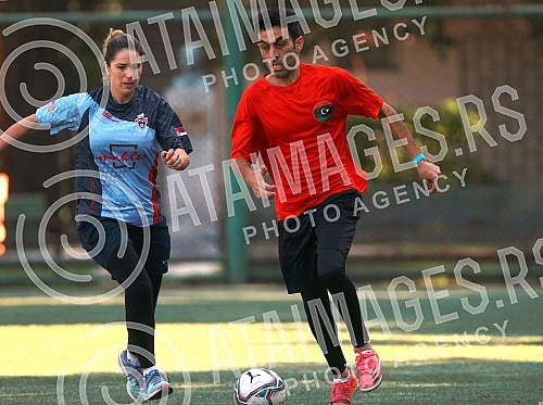 Over 20 teams of diplomats and representatives of international organizations played at Ada Ciganlija in the 