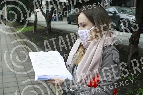 Representatives of the student initiative 