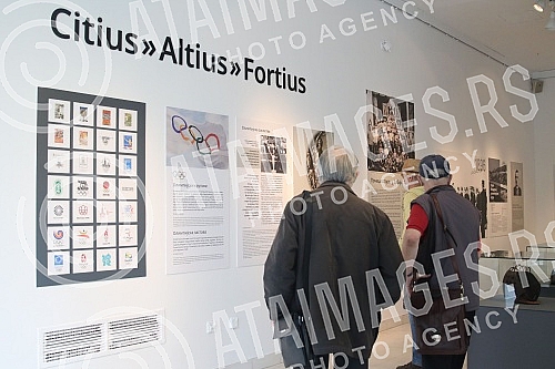 The President of the National assembly of the Republic of Serbia, Ivica Dacic, visited the exhibition 