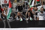 A rally in support of the Palestinian people in Jerusalem was held at the Monument to Prince Mikhail on Republic Square, organized by the Palestinian Diaspora in Serbia. Kod Spomenika knezu Mihailu, na Trg Republike odrzan skup podrske palestinskom