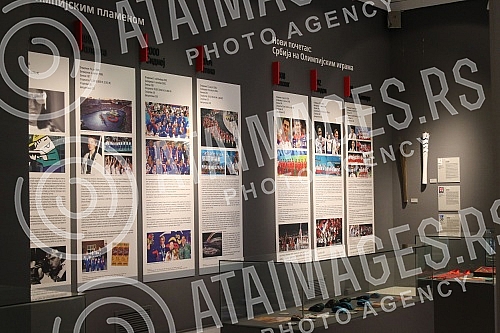 The President of the National assembly of the Republic of Serbia, Ivica Dacic, visited the exhibition 