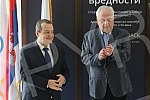 The President of the National assembly of the Republic of Serbia, Ivica Dacic, visited the exhibition 