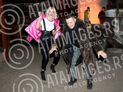 Nenad Sindjelic - Gastoz and Aleksandra Ristic - Alexandra Matrix make a video for the new song.Nenad Sindjelic - Gastoz i Aleksandra Ristic - Alexandra Matrix na snimanju spota za novu pesmu.