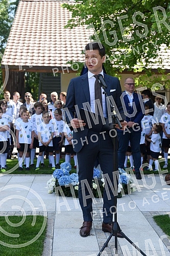 Unveiling of the memorial bust of Hugo Bulija in the SC of the Football Association of Belgrade on Ada Ciganlija.Otkrivanje spomen biste Hugu Buliju u SC Fudbalskog saveza Beograda na Adi Ciganliji.