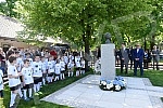 Unveiling of the memorial bust of Hugo Bulija in the SC of the Football Association of Belgrade on Ada Ciganlija.Otkrivanje spomen biste Hugu Buliju u SC Fudbalskog saveza Beograda na Adi Ciganliji.