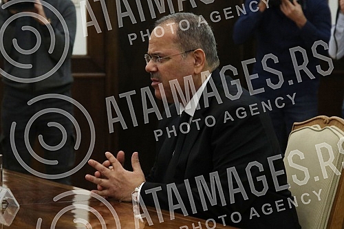 The President of the Republic of Serbia, Aleksandar Vucic, met with the Ambassador of Bahrain, Ahmed Abdulrahman Al Saati. Predsednik Republike Srbije Aleksandar Vucic sastao se sa ambasadorom Bahreina Ahmedom Alsatijem. 