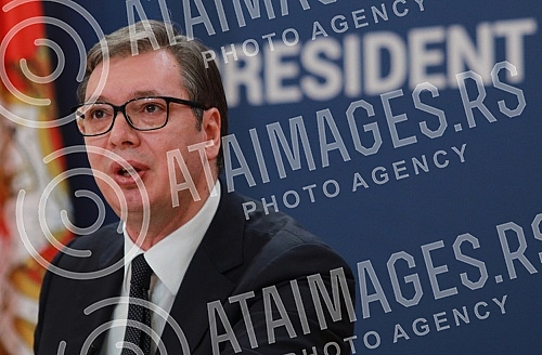 The President of the Republic of Serbia, Aleksandar Vucic, addressed the public at the Palace of Serbia on the occasion of the current protests and the Rio Tinto company, as well as the Law on Expropriation and the Law on Referendum and People's Init