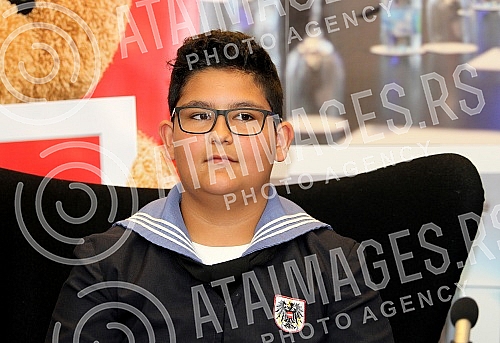 Press Conference Vienna Boys before the concert in the Sava Center.Pres konferencija Beckih decaka pred nastup u Sava centru. 