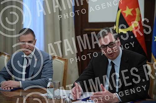 The President of Serbia, Aleksandar Vucic, met with the Minister of Foreign Affairs of Angola, Tete Antonio, and the Minister of National Defense and Veterans of the Homeland of that country, Jose Eduardo dos Santos.Predsednik Srbije Aleksandar Vuc