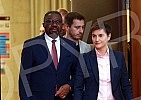 The Prime Minister of the Republic of Serbia, Ana Brnabic, met with the Prime Minister of the Democratic Republic of São Tomé and Príncipe, Jorge Bom Jesus, in the Palace of Serbia.Predsednica Vlade Republike Srbije Ana Brnabic sastala  se sa preds