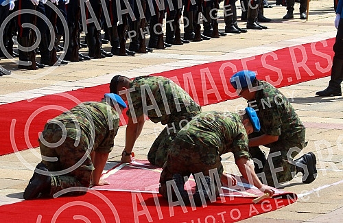 The Prime Minister of the Republic of Serbia, Ana Brnabic, met with the Prime Minister of the Democratic Republic of São Tomé and Príncipe, Jorge Bom Jesus, in the Palace of Serbia.Predsednica Vlade Republike Srbije Ana Brnabic sastala  se sa preds