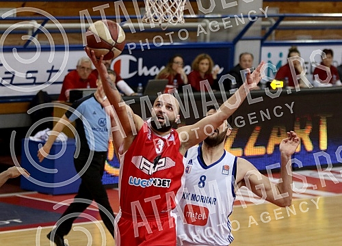 Regional ABA league match between KK FMP Zeleznik and KK Mornar Bar played at FMP Zeleznik hall.Utakmica ABA lige izmedju KK FMP Zeleznik i KK Mornar Bar odigrana u hali FMP Zeleznik.