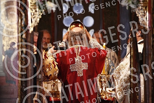 The Serbian Patriarch Porfirije was enthroned in the Peck Patriarchate Monastery, in Kosovo and Metohija, on the throne of the Archbishop of Pec and Serbian Patriarchs, and the act of ordination took place on the Feast of the Intercession of the Bles