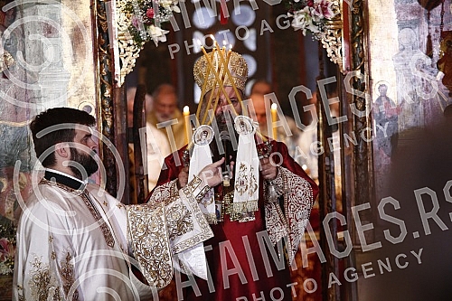 The Serbian Patriarch Porfirije was enthroned in the Peck Patriarchate Monastery, in Kosovo and Metohija, on the throne of the Archbishop of Pec and Serbian Patriarchs, and the act of ordination took place on the Feast of the Intercession of the Bles