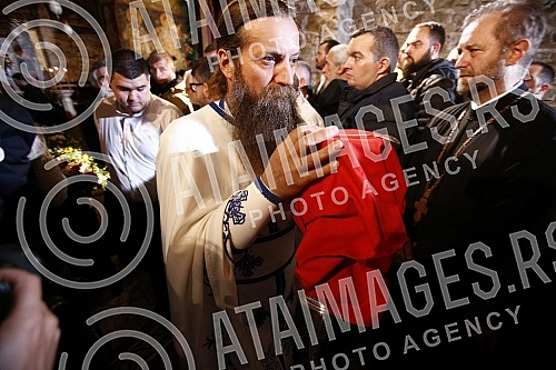 The Serbian Patriarch Porfirije was enthroned in the Peck Patriarchate Monastery, in Kosovo and Metohija, on the throne of the Archbishop of Pec and Serbian Patriarchs, and the act of ordination took place on the Feast of the Intercession of the Bles