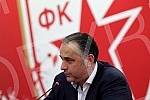Promocija Miodraga Bozovica novog trenera, sefa Strucnog staba FK Crvena zvezda, odrzana na stadonu 