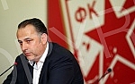 Promocija Miodraga Bozovica, novog sefa strucnog staba FK Crvena Zvezda, odrzana u media centru na stadionu `Rajko Mitic`.