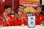 Konferencija za medije Kuglaskog saveza Srbije povodom osvajanja zlatne medalje na Svetskom prvenstvu u Nemackoj.