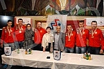 Konferencija za medije Kuglaskog saveza Srbije povodom osvajanja zlatne medalje na Svetskom prvenstvu u Nemackoj.