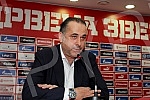 Promocija Miodraga Bozovica novog trenera, sefa Strucnog staba FK Crvena zvezda, odrzana na stadonu 