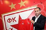 Promocija Miodraga Bozovica novog trenera, sefa Strucnog staba FK Crvena zvezda, odrzana na stadonu 