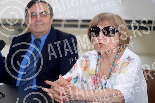 Konferencija za medije povodom 22. Festivala evropskog filma na Palicu odrzana u Muzeju Jugoslovenske kinoteke.