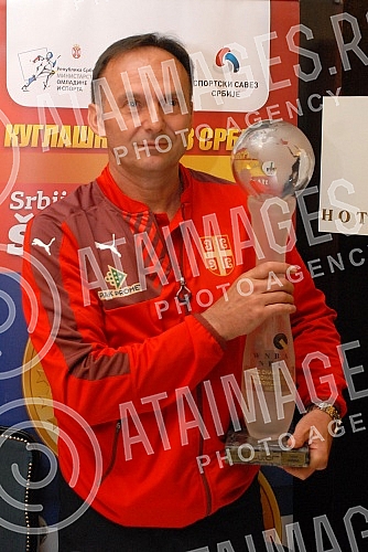 Konferencija za medije Kuglaskog saveza Srbije povodom osvajanja zlatne medalje na Svetskom prvenstvu u Nemackoj.