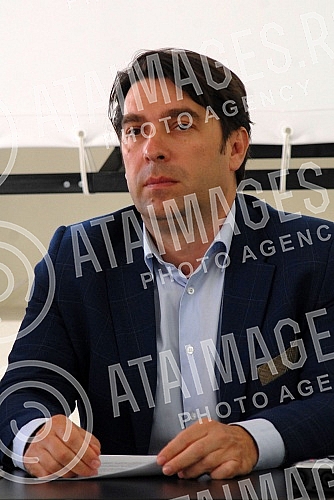 Konferencija za medije povodom 22. Festivala evropskog filma na Palicu odrzana u Muzeju Jugoslovenske kinoteke.