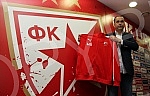 Promocija Miodraga Bozovica, novog sefa strucnog staba FK Crvena Zvezda, odrzana u media centru na stadionu `Rajko Mitic`.