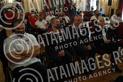 A solemn welcome and conference of the Serbian Paralympic team 