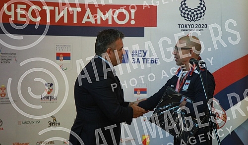 A solemn welcome and conference of the Serbian Paralympic team 