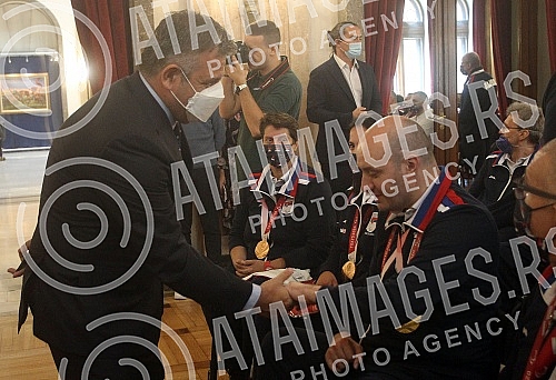 A solemn welcome and conference of the Serbian Paralympic team 