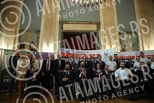 A solemn welcome and conference of the Serbian Paralympic team 