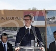  The President of the Republic of Serbia, Aleksandar Vucic, attended the ceremony of laying the foundation stone for the construction of a vaccine factory for the Chinese company Sinofarm, with the joint investment of Serbia, the People's Republic of