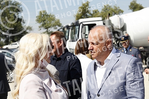  The President of the Republic of Serbia, Aleksandar Vucic, attended the ceremony of laying the foundation stone for the construction of a vaccine factory for the Chinese company Sinofarm, with the joint investment of Serbia, the People's Republic of