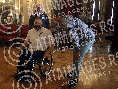 A solemn welcome and conference of the Serbian Paralympic team 