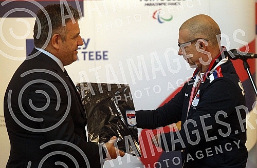 A solemn welcome and conference of the Serbian Paralympic team 