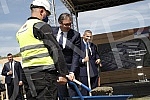  The President of the Republic of Serbia, Aleksandar Vucic, attended the ceremony of laying the foundation stone for the construction of a vaccine factory for the Chinese company Sinofarm, with the joint investment of Serbia, the People's Republic of