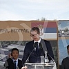  The President of the Republic of Serbia, Aleksandar Vucic, attended the ceremony of laying the foundation stone for the construction of a vaccine factory for the Chinese company Sinofarm, with the joint investment of Serbia, the People's Republic of