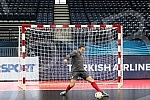 Obilazak Sinise Malog - gradonacelnika Beograda Kombank arene i postavljenog terena za predstojece takmicenje u futsalu - EURO 2016.