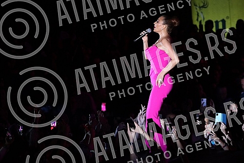 Performance of Svetlana Ceca Raznatovic at Kastel fortress in Banja Luka.Nastup Svetlane Cece Raznatovic na tvrdjavi Kastel u Banja Luci