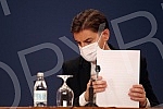 A press conference of members of the Government Crisis Staff for the suppression of the coronavirus epidemic was held at the Palace of Serbia.U Palati Srbije odzana konferencija za novinare clanova Kriznog staba Vlade za suzbijanje epidemije korona