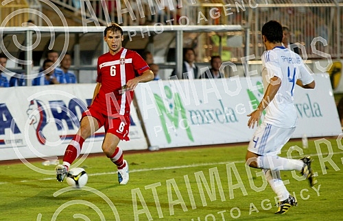 Friendly football match held on stadium Partizan between Serbia and Greece.Prijateljska fudbalska utakmica Srbija - Grcka odigrana na stadionu Partizana.